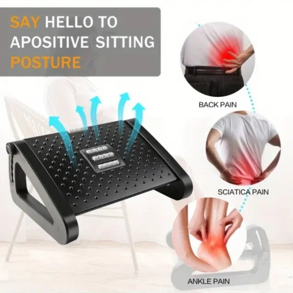 Ergonomic Foot Rest for Office Comfort