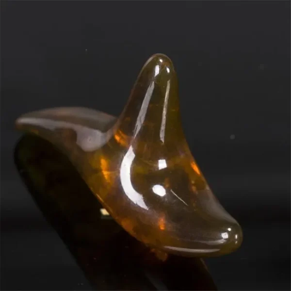 Amber Resin Beeswax Triangle Foot Massager