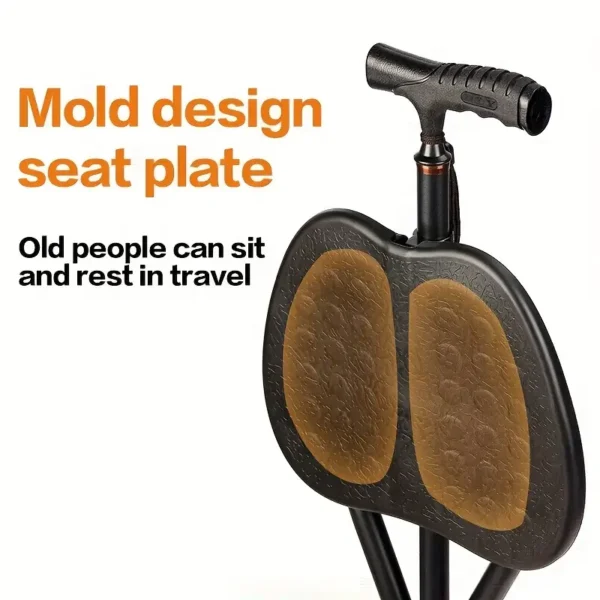 Durable Folding Walking Stick Chair