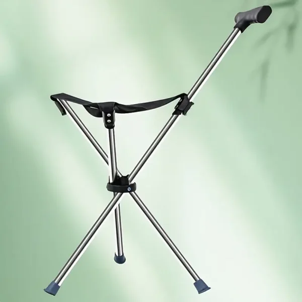 Stainless Steel Adjustable Folding Cane